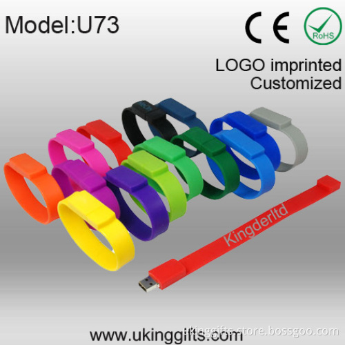 Silicon Rubber Bracelet USB Flash Drive